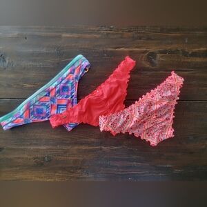 Colorful Bikini Bottoms Set